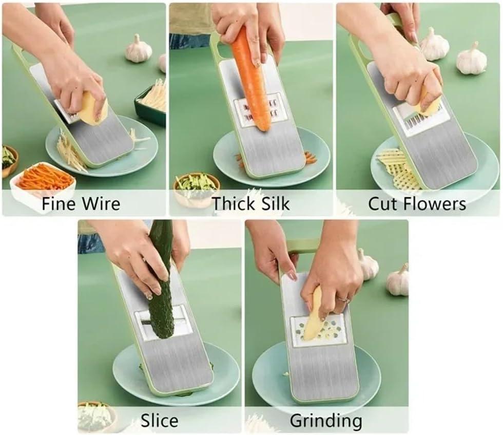 Vegetable cutter with (5) blades