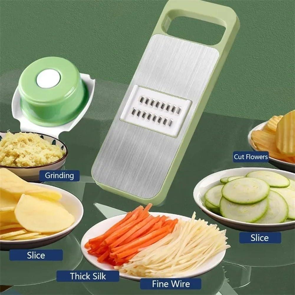Vegetable cutter with (5) blades